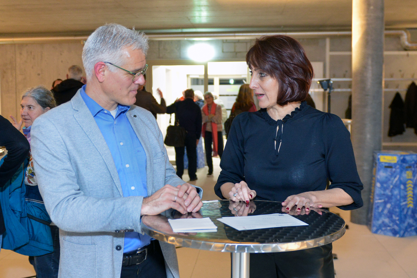 Konrad Streckeisen, Leiter Perimeter Nord SBB (links)