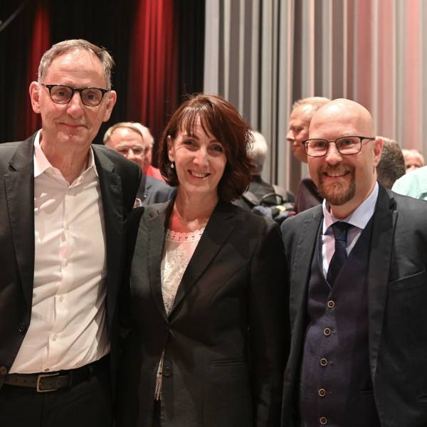 Zusammen mit Regierungsrat Mario Fehr und Kantonsrat Christian Pfaller 